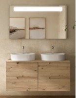 Mueble de baño 120 cm encimera 4 cajones sobre encimera VIMA de Salgar
