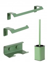 Pack de accesorios para baño - verde reseda SLIM de Manillons Torrent