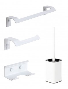 Pack de accesorios para baño - blanco SLIM de Manillons Torrent