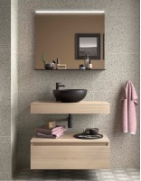 Conjunto encimera + cajonera Domus de Salgar roble sienna