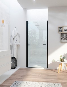 Mampara negro mate 1 hoja abatible - SONY de Bathplus