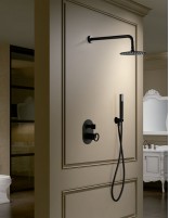 Grifería ducha empotrada modelo OLIMPO negro de IMEX