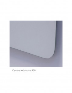 Espejo con cantos redondeados  AQUA de BathDecor 2