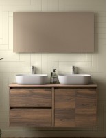 Mueble Noja Salgar sobre encimera nogal maya