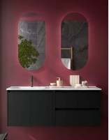 Conjunto Noja Salgar black satin izq