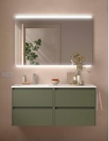 Conjunto Noja Salgar 4 cajones green satin izq