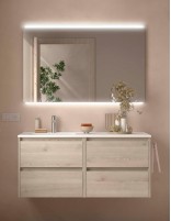 Conjunto Noja Salgar 4 cajones natural izq