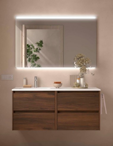 Conjunto Noja Salgar 4 cajones nogal