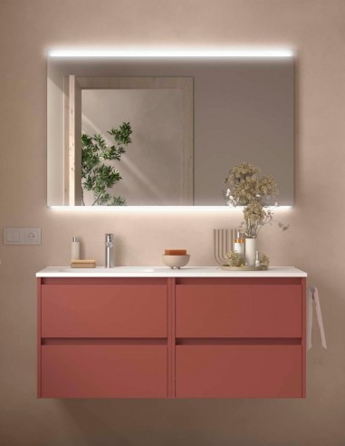 Conjunto Noja Salgar 4 cajones red satin izq