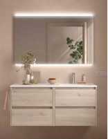 Conjunto Noja Salgar 4 cajones natural