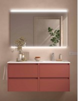 Conjunto Noja Salgar 4 cajones red satin