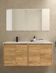 Conjunto Noja Salgar 4 puertas - 120 cm. lavabo desplazado