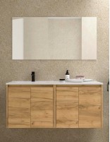 Conjunto Noja Salgar 4 puertas - 120 cm. lavabo desplazado