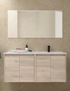 Conjunto Noja Salgar 4 puertas - 120 cm. lavabo desplazado 2