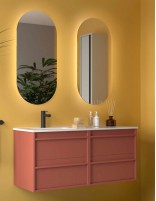 Mueble baño 120 cm lavabo desplazado red