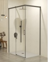 Mampara fija y corredera BGM + lateral fijo