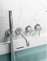 Grifo empotrado bañera cromo modelo Sirio de GME