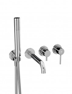 Grifo empotrado bañera cromo modelo Sirio de GME 2