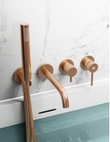 Grifo empotrado bañera cobre modelo Sirio de GME