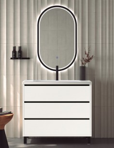 Mueble con detalles negros 3 cajones - VERSO