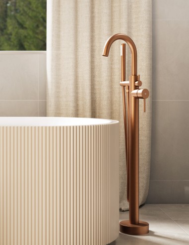 Grifería bañera exenta cobre - Round de GME