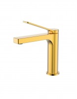 Grifería en latón oro para lavabo - Tarsio de GME