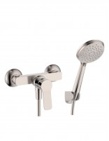 Kit grifería níquel cepillado para ducha - Rhio de GME