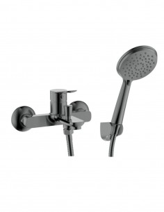 Kit grifería para bañera titanio - Rhio de GME