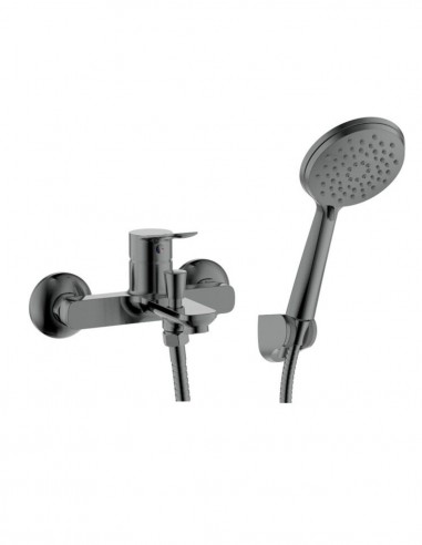 Kit grifería para bañera titanio - Rhio de GME