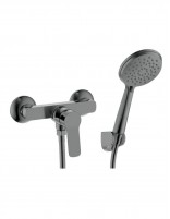 Kit grifería titanio para ducha - Rhio de GME