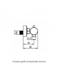 Grifo monomando para ducha - CLIO de GME 2