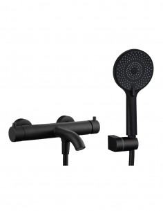 Grifo monomando para bañera negro - CLIO de GME