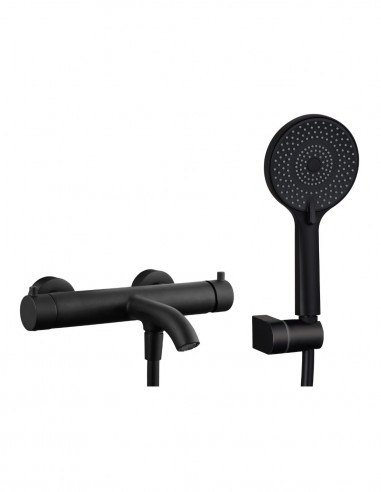 Grifo monomando para bañera negro - CLIO de GME