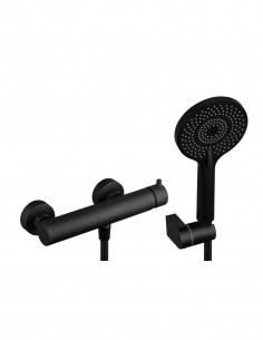 Grifo monomando para ducha negro - CLIO de GME