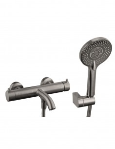 Grifo monomando para bañera níquel cepillado - CLIO de GME