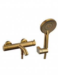 Grifo monomando para bañera oro cepillado - CLIO de GME