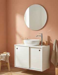 Mueble baño puertas correderas - NEXT a medida + lavabo de Socimobel 2