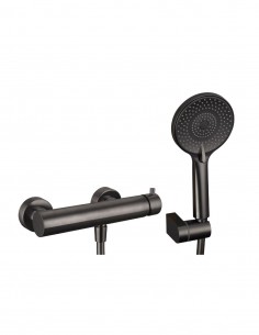 Grifo monomando para ducha titanio - CLIO de GME