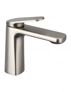 Grifo de lavabo níquel cepillado - LAZIO de GME