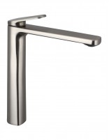 Grifo de lavabo alto níquel cepillado - LAZIO de GME