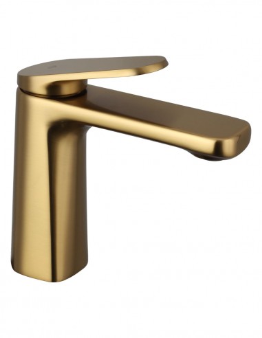 Grifo de lavabo oro cepillado - LAZIO de GME