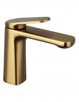 Grifo de lavabo oro cepillado - LAZIO de GME