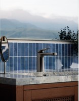 Grifo de lavabo titanio - LAZIO de GME