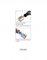 Ducha telescópica termostática níquel - Round élite de GME