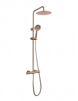 Ducha telescópica termostática cobre - Round élite de GME