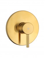 Maneta empotrable oro cepillado - Sirio 1 función de GME