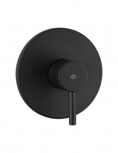Maneta empotrable negro mate - Sirio 1 función de GME