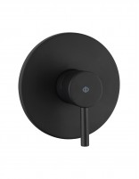 Maneta empotrable negro mate - Sirio 1 función de GME