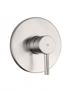 Maneta empotrable níquel cepillado - Sirio 1 función de GME