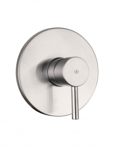 Maneta empotrable níquel cepillado - Sirio 1 función de GME